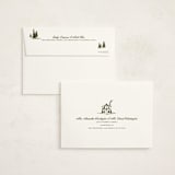 "Winter Cabin" - Baby Shower Thank You Cards in Pine by Jen Ramsey - FREE Recipient Addressing