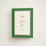 "Derby Party" - Baby Shower Thank You Cards in Bubblegum by Ashlee Townsend - Front