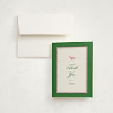 "Derby Party" - Baby Shower Thank You Cards in Bubblegum by Ashlee Townsend - Card with Envelope