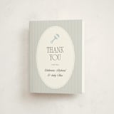 "boujee" - Baby Shower Thank You Cards in Blueberry by Benita Crandall - Front