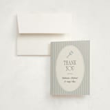 "boujee" - Baby Shower Thank You Cards in Blueberry by Benita Crandall - Card with Envelope