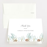 "Hedge Hog Heaven" - Baby Shower Thank You Cards in Robin's Egg by Hallie Fischer - Front