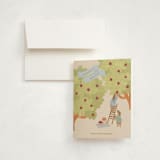 "Apple Orchard" - Baby Shower Thank You Cards in Blueberry by Natalie Rae - Card with Envelope