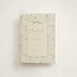 "Animal Circus Toile" - Baby Shower Thank You Cards in Pistachio by Kartika Paramita - Front