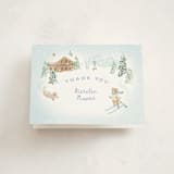 "Apres Bebe" - Baby Shower Thank You Cards in Frost by Jennifer Wick - Front