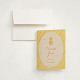"Honeybear" - Baby Shower Thank You Cards in Honey by Sarah Rosenthal - Card with Envelope