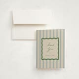 "wavy stripe" - Baby Shower Thank You Cards in Forest by Jen Owens - Card with Envelope
