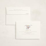 "Disney's Dumbo Come One Come All" - Baby Shower Thank You Cards in Pearl by Teju Reval - FREE Recipient Addressing