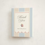 "Disney's Dumbo Circus" - Baby Shower Thank You Cards in Elephant by Corinne Malesic - Front