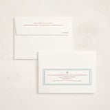 "Cherry Sweet Stripe" - Baby Shower Thank You Cards in Sky by Leia Matt - FREE Recipient Addressing