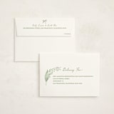 "Lily" - Baby Shower Thank You Cards in Lilypad by Leah Bisch - FREE Recipient Addressing
