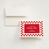 "Special Delivery Pizza" - Baby Shower Thank You Cards in Marinara by Madhvi Samimi - Card with Envelope