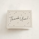 "Popcorn Baby" - Baby Shower Thank You Cards in Licorice by Leish - Front