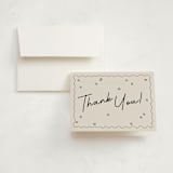 "Popcorn Baby" - Baby Shower Thank You Cards in Licorice by Leish - Card with Envelope