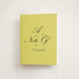 "Georgia" - Baby Shower Thank You Cards in Wasabi by Rachel Cassel - Front