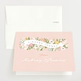 "Rites of spring" - Baby Shower Thank You Cards in Strawberry Ice by Jennifer Wick - Front
