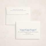 "Handkerchief" - Baby Shower Thank You Cards in Cornflower by Laura Hankins - FREE Recipient Addressing