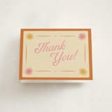 "Little Ray of Sunshine" - Baby Shower Thank You Cards in Poppy by Leish - Front