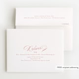 "Classique" - Baby Shower Thank You Cards in Peony by Carolyn MacLaren - FREE Recipient Addressing