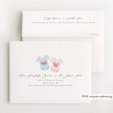 "Twinning" - Baby Shower Thank You Cards in Cotton Candy by Creo Study - FREE Recipient Addressing