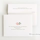 "Freshly cut flowers" - Baby Shower Thank You Cards in Dusty Rose by Jennifer Wick - FREE Recipient Addressing