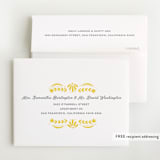 "Pretty Picado" - Baby Shower Thank You Cards in Marigold by Jessie Steury - FREE Recipient Addressing
