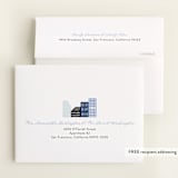 "Modern new kid on the block" - Baby Shower Thank You Cards in Sky by Alethea and Ruth - FREE Recipient Addressing