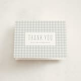 "Charming" - Baby Shower Thank You Cards in Sky by Lea Delaveris - Front