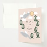 "Adventure on the horizon" - Baby Shower Thank You Cards in Latte by Alethea and Ruth - Front