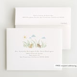 "Little pups" - Baby Shower Thank You Cards in Mint by Jennifer Wick - FREE Recipient Addressing