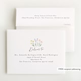 "She's a Wildflower" - Baby Shower Thank You Cards in Pastel by Itsy Belle Studio - FREE Recipient Addressing