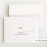 "Baby shower in the forest" - Baby Shower Thank You Cards in Salmon by Sabrin Deirani - FREE Recipient Addressing