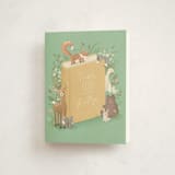 "Storybook" - Baby Shower Thank You Cards in Mint by Jennifer Wick - Front