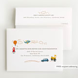 "Adventure Begins" - Baby Shower Thank You Cards in Blue Jay by Creo Study - FREE Recipient Addressing