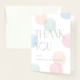 "Polka Dot Party" - Baby Shower Thank You Cards in Confetti by Pixel and Hank - Front