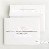 "Painted Frame" - Baby Shower Thank You Cards in Peony by Erica Krystek - FREE Recipient Addressing