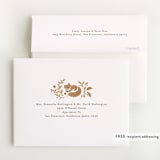 "Woodland autumn" - Baby Shower Thank You Cards in Pumpkin by Jennifer Wick - FREE Recipient Addressing