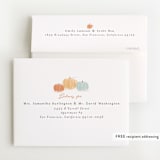 "Autumn Pumpkins" - Baby Shower Thank You Cards in Pumpkin by Rebecca Durflinger - FREE Recipient Addressing