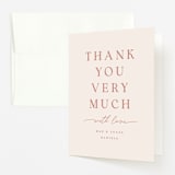 "In honor of" - Baby Shower Thank You Cards in Antique by Pixel and Hank - Front