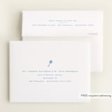 "Classic Start" - Baby Shower Thank You Cards in Powder Blue by Carolyn MacLaren - FREE Recipient Addressing