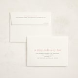 "itsy" - Baby Shower Thank You Cards in Sweet Pink by Sara Hicks Malone - FREE Recipient Addressing