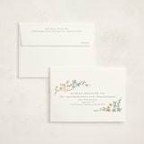 "Gentle Wildflower" - Baby Shower Thank You Cards in Meadow by Petra Kern - FREE Recipient Addressing