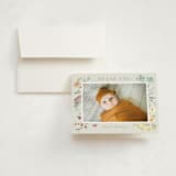 "Gentle Wildflower" - Baby Shower Thank You Cards in Meadow by Petra Kern - Card with Envelope
