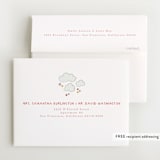 "Disney's Baby Dumbo" - Baby Shower Thank You Cards in Baby Blue by Kanika Mathur - FREE Recipient Addressing