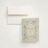 "The Story Begins" - Baby Shower Thank You Cards in Sage by Petra Kern - Card with Envelope