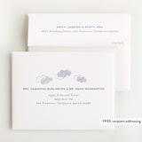 "Fly With Me" - Baby Shower Thank You Cards in Sky by Vera Lim - FREE Recipient Addressing