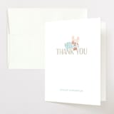 "Puppy" - Baby Shower Thank You Cards in Little Boy Blue by Itsy Belle Studio - Front