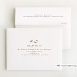 "autumn toile" - Baby Shower Thank You Cards in Acorn by Rebecca Durflinger - FREE Recipient Addressing