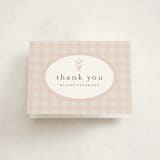 "Delicate Bloom" - Baby Shower Thank You Cards in Ballet Slipper by Jessica Williams - Front