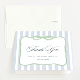 "Celina" - Baby Shower Thank You Cards in Mint by Pati Cascino - Front